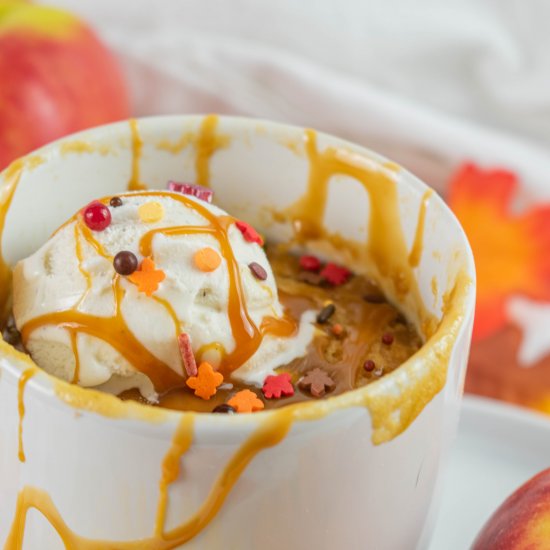 Apple Cider Mug Cake