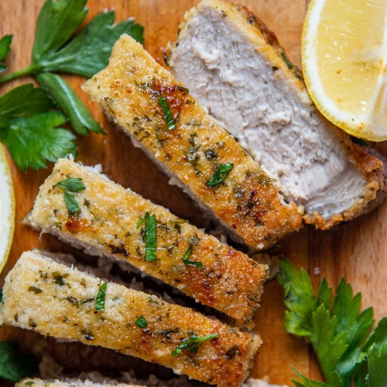 Oven Breaded Pork Chops