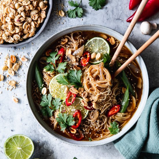 Easy Noodles in Ginger Broth