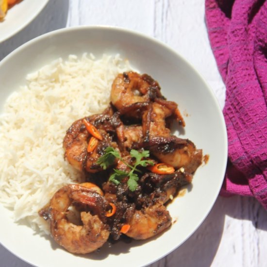 Tamarind and Chili Shrimp