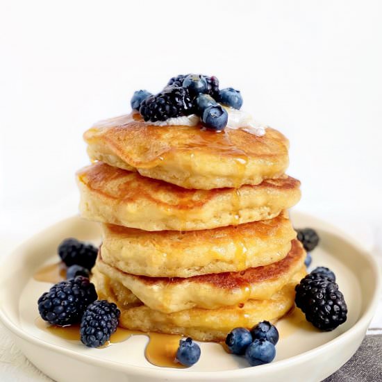 Vegan Cornbread Pancakes