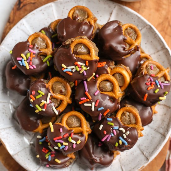 Gluten Free SunButter Pretzel Bites