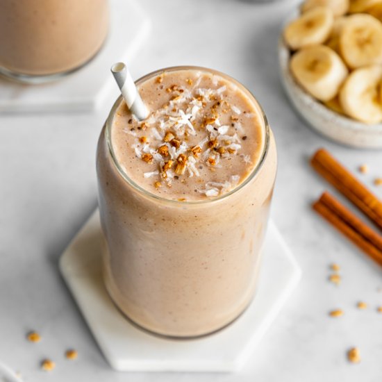 Banana Almond Butter Smoothie