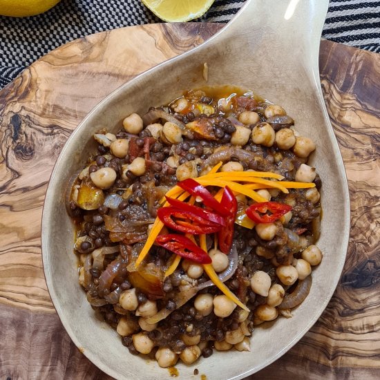 Black Beluga Lentil & Chickpea Curry