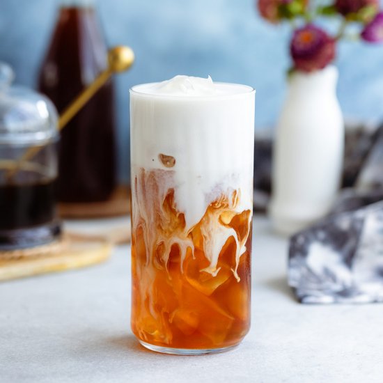 Iced London Fog Tea Latte