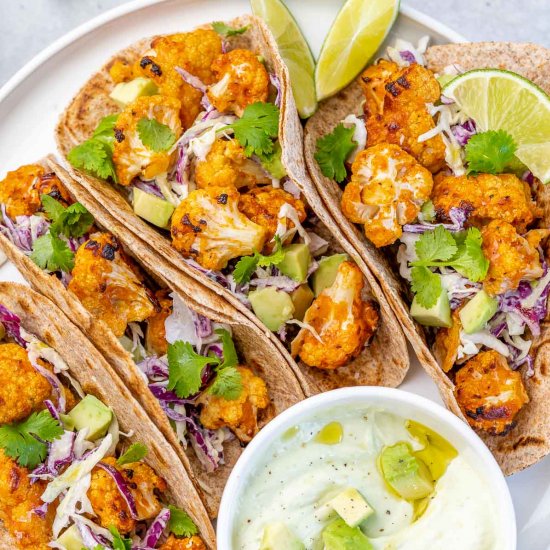 PARMESAN CAULIFLOWER TACOS