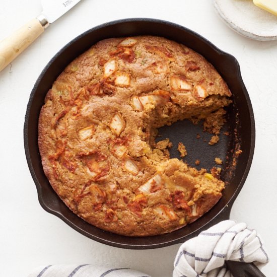 Kimchi Skillet Cornbread