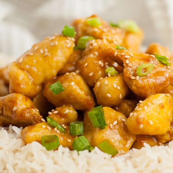 Air Fryer Orange Chicken