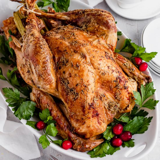 The Best Oven Roasted Turkey