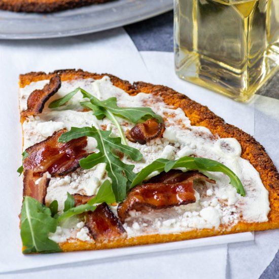 SIMPLE SWEET POTATO PIZZA CRUST