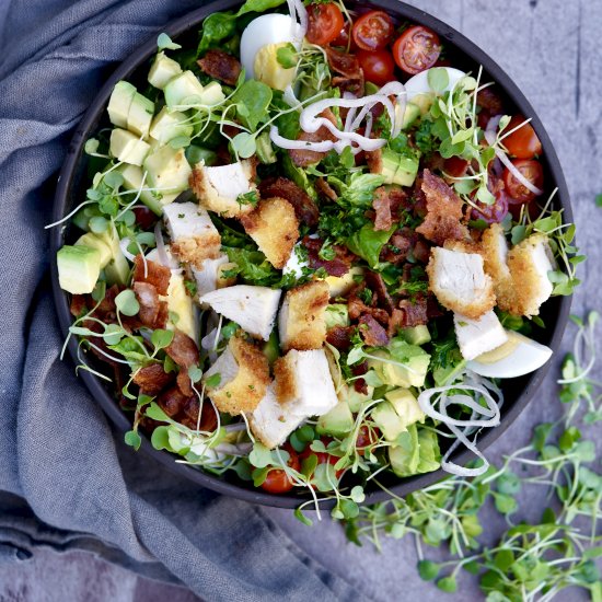 Crispy Chicken Cobb salad