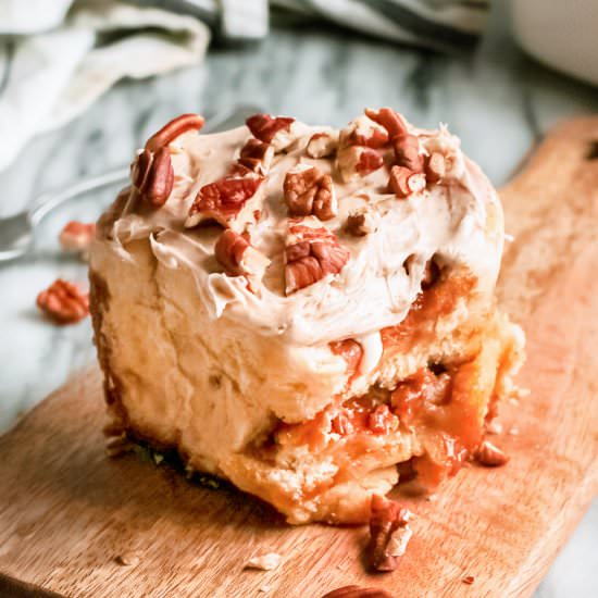 Caramel Pecan Cinnamon Rolls