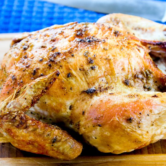 Lemon Basil Roast Chicken – Keto