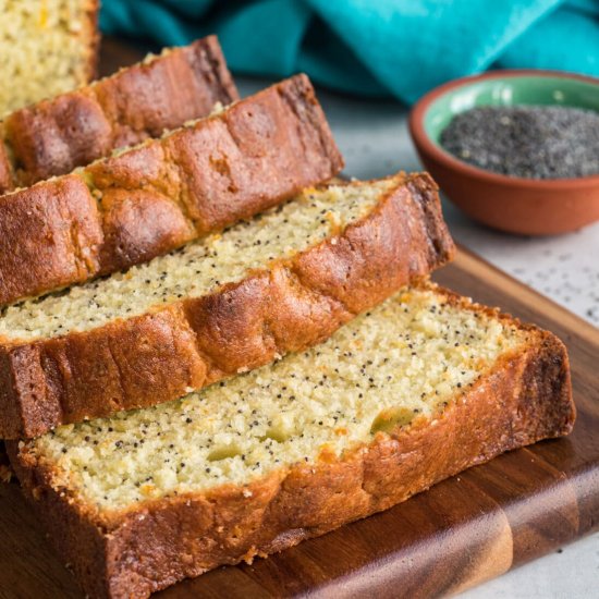 Orange Poppy Seed Pound Cake