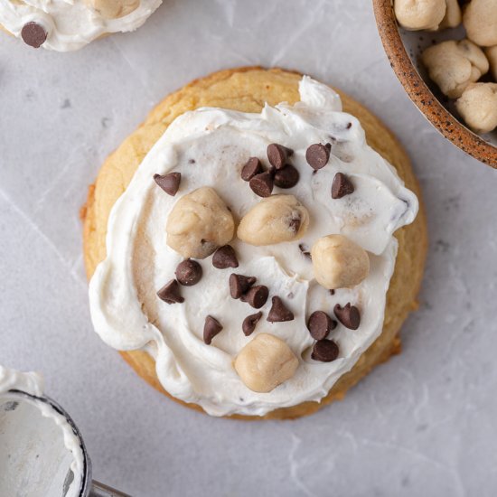 Crumbl cookie dough cookies