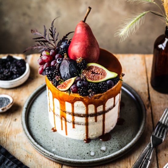 Blackberry Poppy Seed Cake