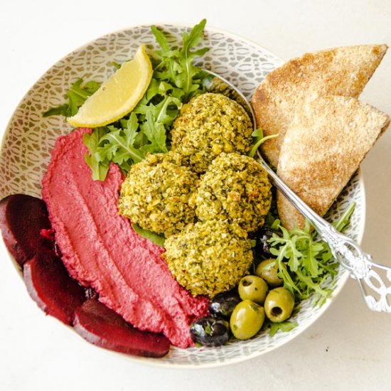 Baked Vegan Falafels