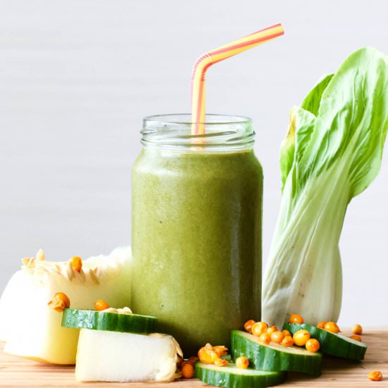 Galia Melon Green Shot Smoothie