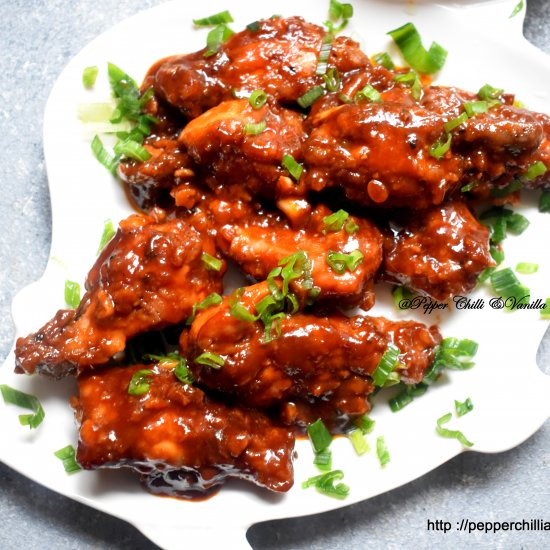 Crispy Sticky Chicken Wings