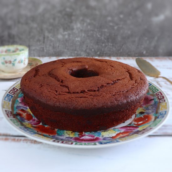 Cocoa lemon cake