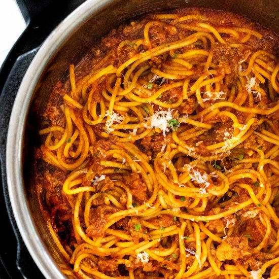 Instant Pot Spaghetti