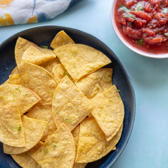 Crispy Air Fryer Tortilla Chips