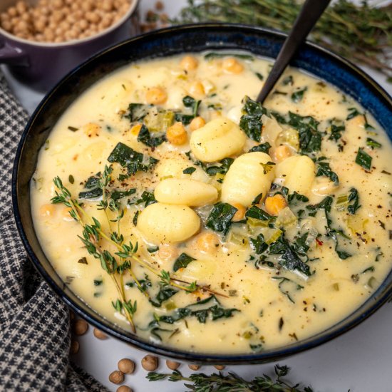 Creamy Vegan Gnocchi Soup