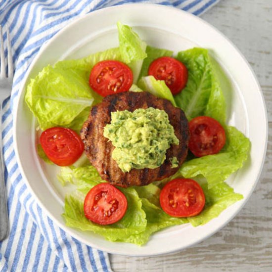 Low Carb Taco Turkey Burger Bowl