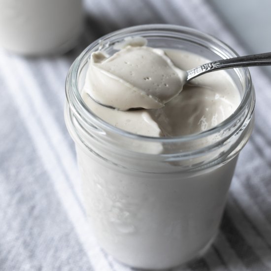 Homemade Almond Milk Yogurt