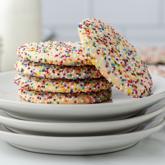 Rainbow Sprinkle Cookies