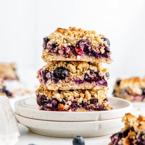 Blueberry Crumble Bars