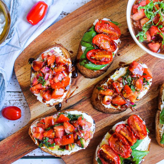 Easy & Classic Italian Bruschetta