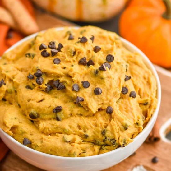 Pumpkin Cookie Dough Dip