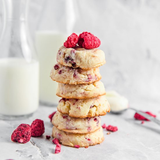 Raspberry Cheesecake Cookies