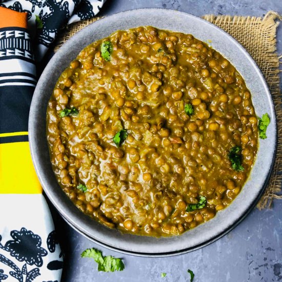 Instant Pot brown lentils