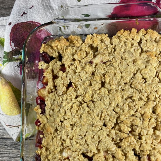 Cherry Nectarine Crumble