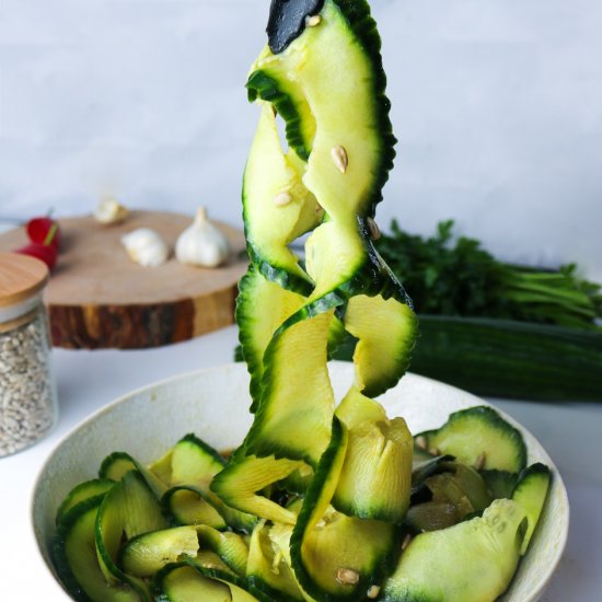 Italian Style Cucumber Salad