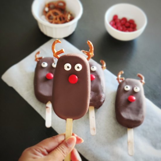 Chocolate Ice Cream Bars for X-Mas