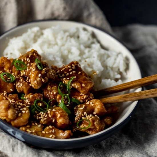 Air Fryer Orange Chicken