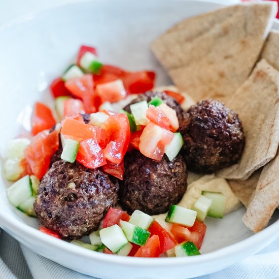 Vegan Middle Eastern Meatballs