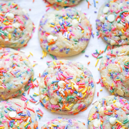 Birthday Cake Cookies