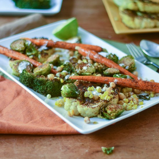 Vegan Moroccan Roast Veggies