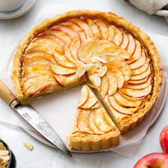 Vegan French Apple Tart