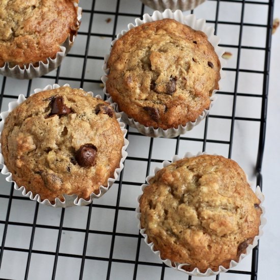 Chunky Monkey Banana Muffins