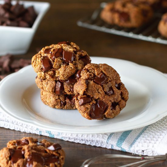 Eggless Chocolate Chip Cookies