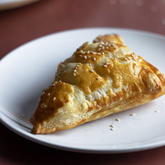 Ham and Cheese Puff Pastry Turnover