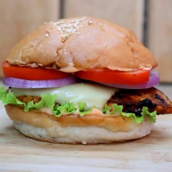 Grilled Cajun Chicken Sandwich