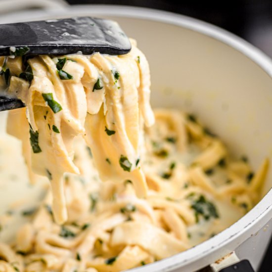 Keto Fettuccine Alfredo