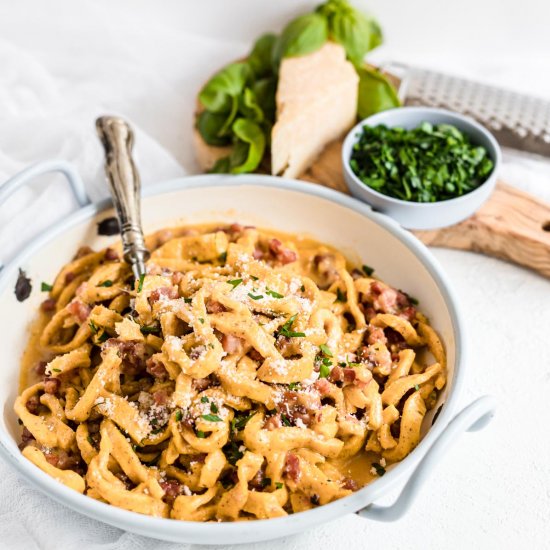 Keto Pasta Carbonara