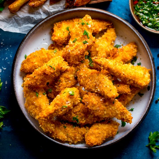 Baked Chicken Goujons